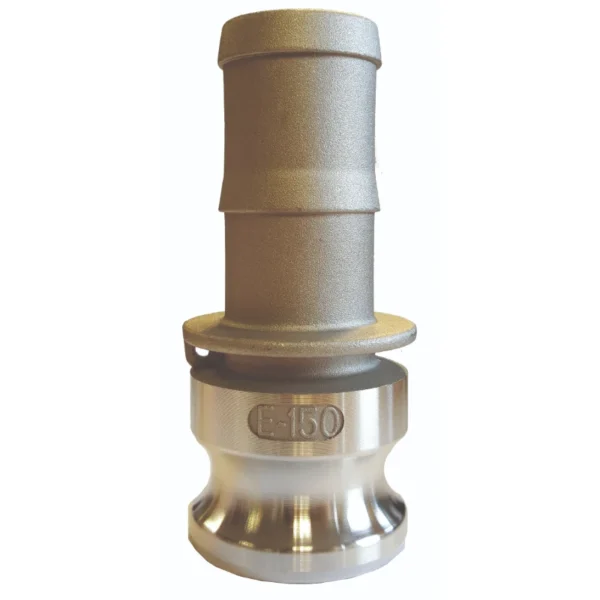 Złącze Camlock typu E – wtyk z końcówką do węża - Aluminium