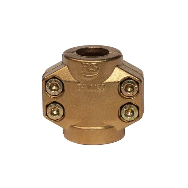 Obejma skorupowa do pary z mosiądzu